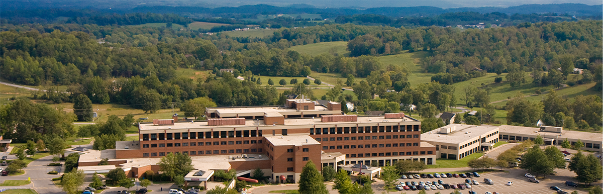 Greeneville Community Hospital exterior aerial photo