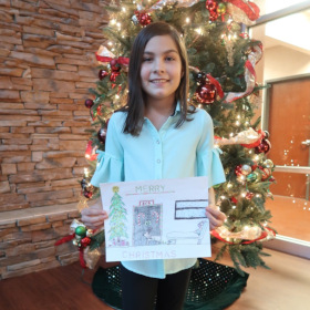 Abbi Taylor christmas card contest winner, portrait