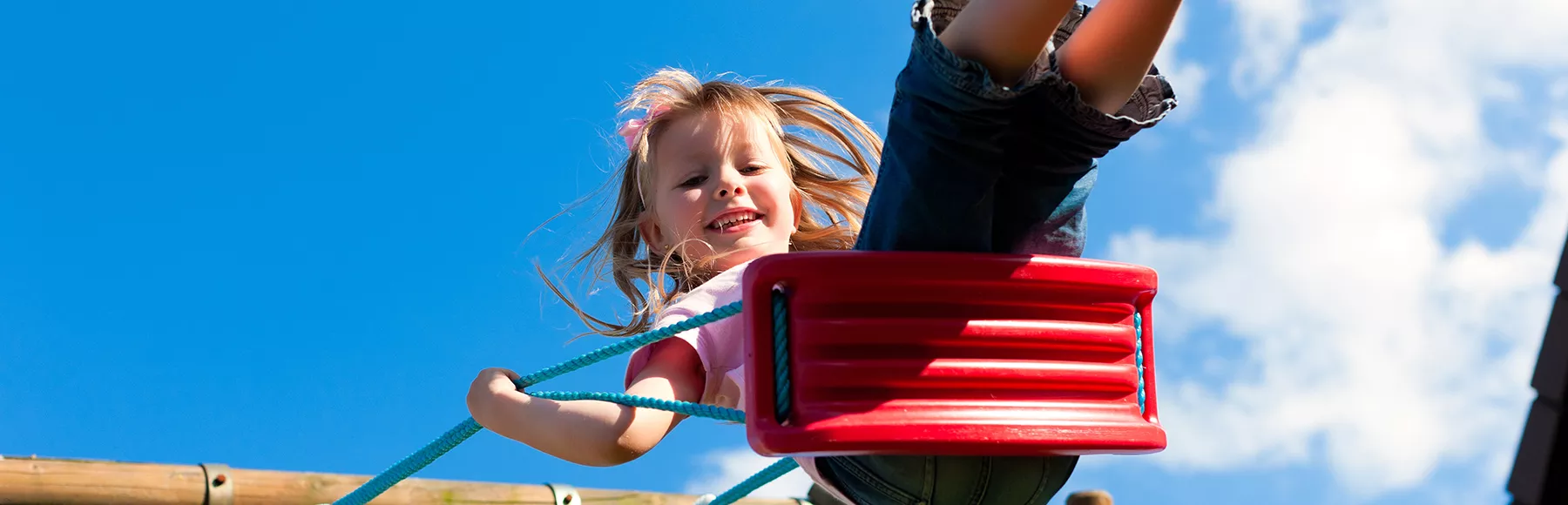 photo: girl on swing